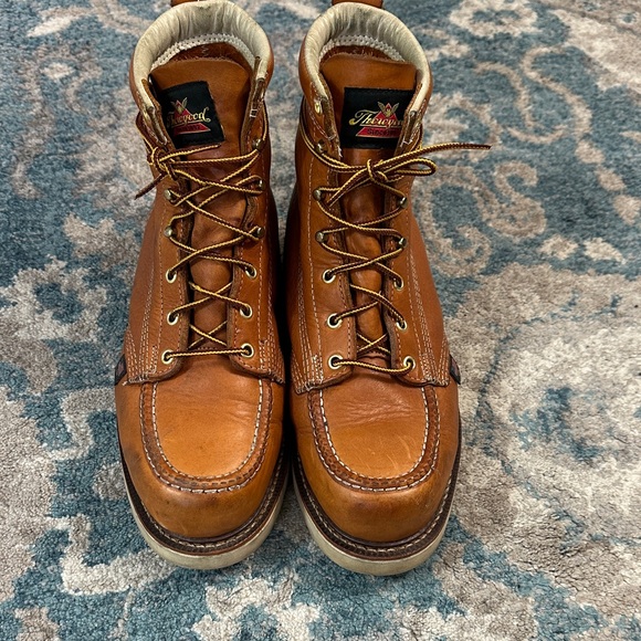 Thorogood Other - Thorogood Men's Tan Leather Work Boots 9.5D